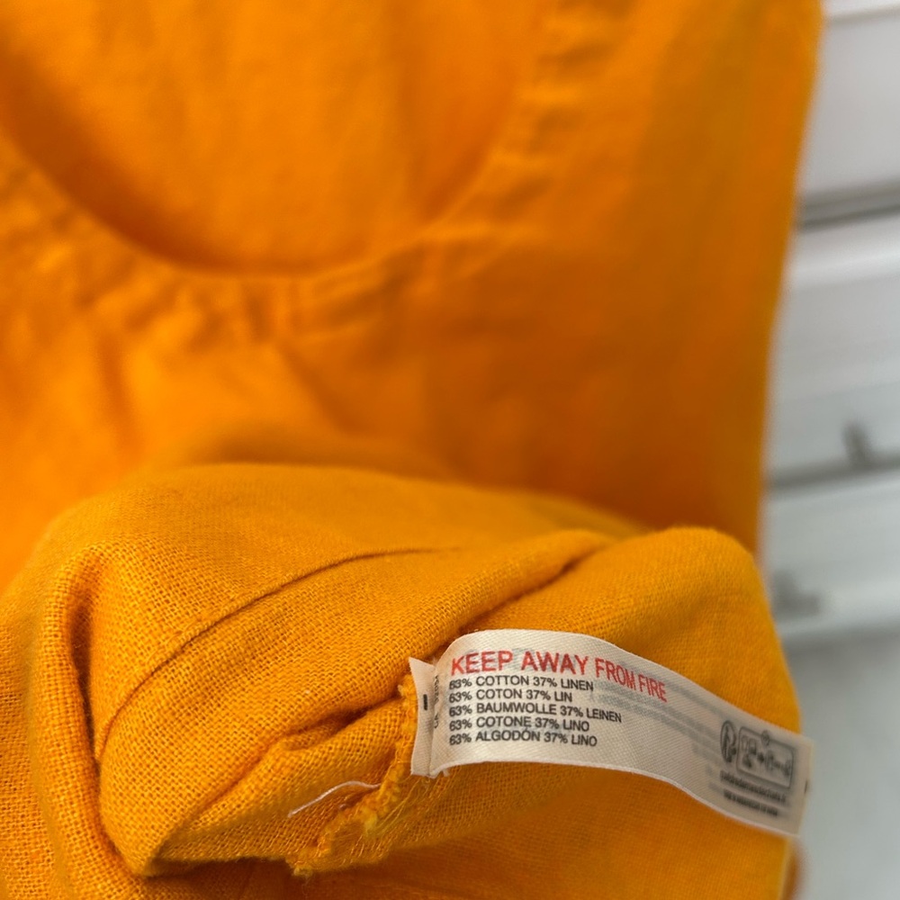Sold out Free People Full of Sunshine Cotton / Linen Mini Dress - M - Picture 8 of 8